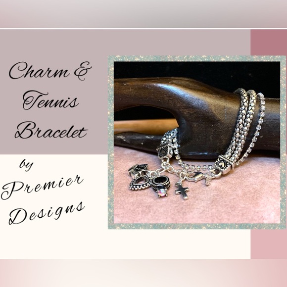 Silver Charm & Tennis Braceletz - Picture 5 of 5
